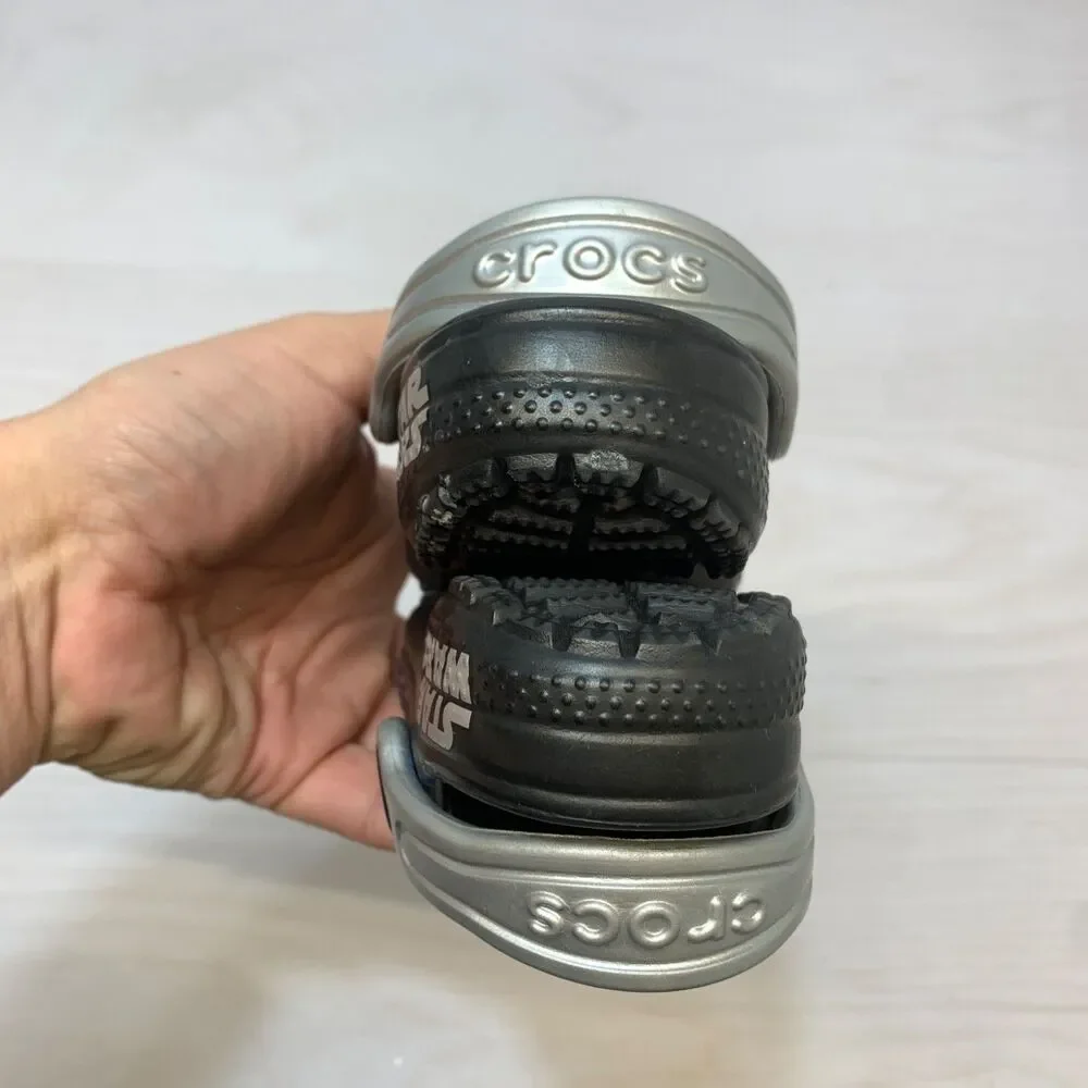CROCS Toddler Size C5‎ Clog T Unisex Star Wars The Mandalorian Sandals